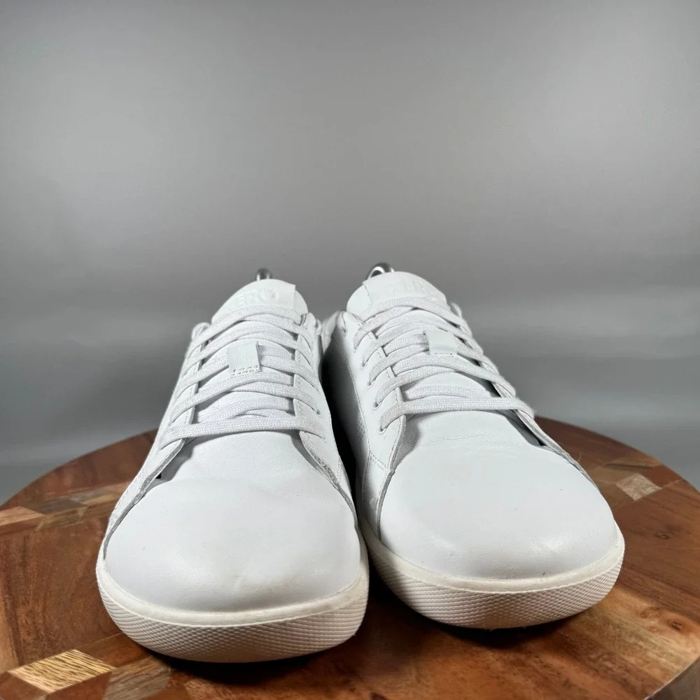 Xero Shoes Dillon Leather White Barefoot Minimalist Sneakers Womens 10 FW24